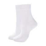 (Pack of 1 Pair = 2 Socks Women Girls Cotton Ankle Length Socks