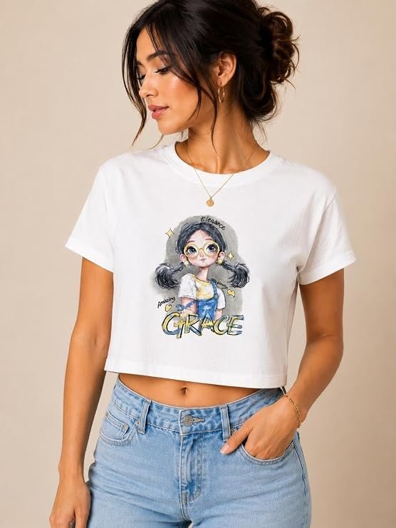61HpEYfY5rL._SY741_-Copy.jpg Hope Tshirt for Women Girls - Image 1