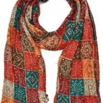Women's Multicolor Printed Dupatta with Border