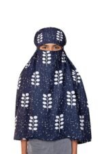 Rayon Scarf for Women and Girls Face cover | Summer face cover for girls scarf for Women with Size Adjustable (Navy Blue)