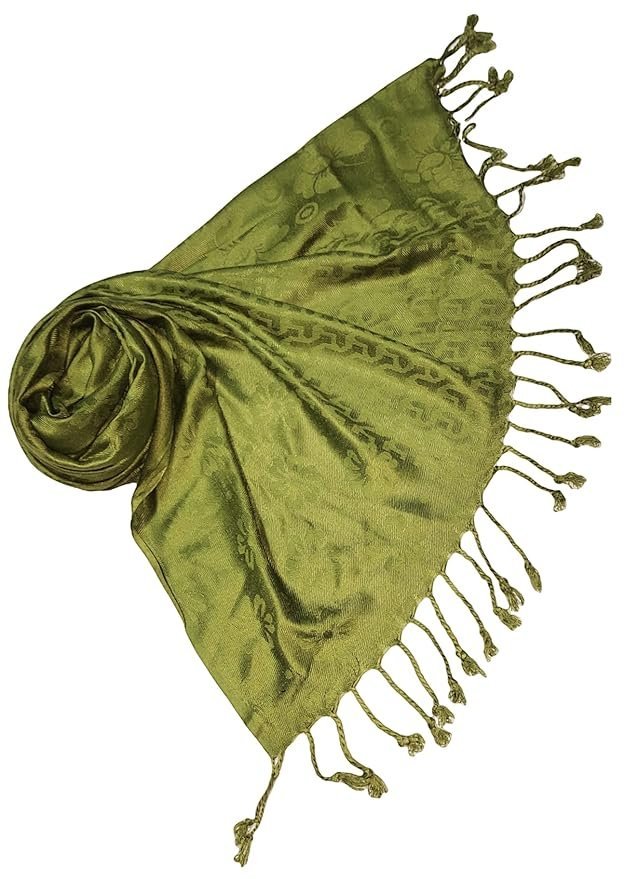 71xDQHTv1iL._SY879_.jpg Saba Fashion Women Viscose Jaquard Scarf/Shawl/Dupatta/Hijab/Wrap/Scarves/Stoles - Image 1