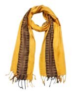 Women And Girl's Fancy Viscose Self Jaquard Side Border Scarves, Scarf, Stole